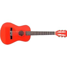 Lauren 10N Quarter Size Nylon String Classical Guitar Pack - RED