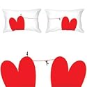 BoldLoft "Link 2 Love" Couple Pillowcases-Cute Valentines Gifts,Valentines Pillowcases,Valentines Day Romantic Gifts,Unique Valentines Day Gifts
