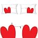 BoldLoft "Link 2 Love" Couple Pillowcases-Romantic Valentines Gifts for Couples,Cute Valentines Day Gift Ideas,Good Couple Gifts for Valentines,Romantic Anniversary Gifts