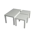 Coffee and Side Tables Set - White