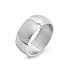 Polished Comfort Fit 10mm Stainless Steel Unisex Men Wedding Band Ring Size 14