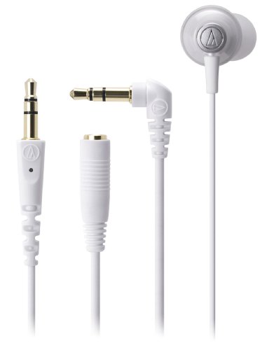 audio-technica ダイナミック型インナーイヤーヘッドホン ATH-CKM55 WH