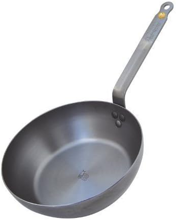 DeBuyer 561426A Mineral B Element Country Cheff Iron Pan, 9.4-Inch Round