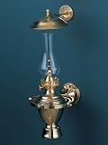 Weems & Plath Atlantic Gimbal Lamp with Smoke Bell (Brass)