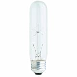 Feit Electric BP40T10 40-Watt T10 Tubular Appliance Bulb, Clear