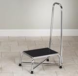 CLINTON BARIATRIC STEP STOOLS Large top bariatric stool w/handrail Item# T-6250