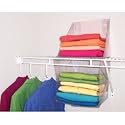 Clothing Organizer and Dividers - Slide 'N' Stax (Clear) (12"H x 12"W x 12"D)