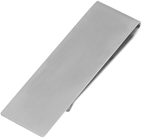 Classic Style Plain Silver Color Stainless Steel Slim Money Clip Gift Wallet with Gift Box