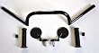 Black Cafe Racer Clubman handlebar bar end mirrors Grip
