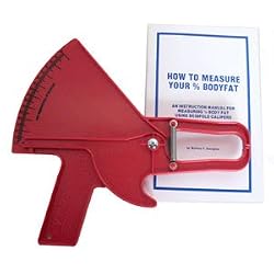 Slim Guide Skinfold Caliper (Red) with Book Model C-120R