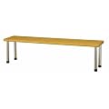 K�chenregal K�chengestell Ablage aus BAMBUS 76x16x19cm