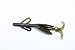 Zoom Bait 022025 Brush Hog Creature Bait, 6-Inch, 8-Pack, Green Pumpkin