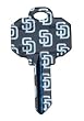 San Diego Padres Schlage SC1 House Key