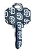 San Diego Padres Schlage SC1 House Key