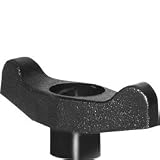 DimcoGray T-Handle Female 5/16-18x5/8 Black Color Thermoplastic 2-1/2x1-3/64x7/8x3/8 #4-441-009