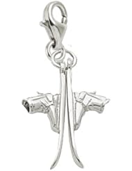 Rembrandt Charms Skiing Charm with Lobster Clasp