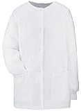 White Fleece Scrub Jacket