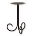 Stratford 7 inch Wrought Iron Pedestal Candle Holder