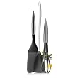 Nuance Denmark Stainless Steel & Nylon Turner Spoon & Whisk 3 piece Kitchen Cooking Utensil Set