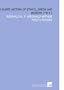 A Short History of Ethics, Greek and Modern (1911 )