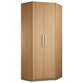 Wohnprofi Eckschrank Sydney in buchefarben (buchefarben, Schenkelma� ca.78x78cm)
