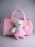 Kreative Kids Ballet Bear Pink Duffel Bag