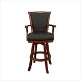 Auburn Stool in Brandy with Black Leather