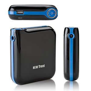 New Trent iCruiser IMP1000 11000mAh External Battery Pack and Charger for The new iPad the 3rd Gen ipad, iPad2, iPhone 4S 4 3Gs 3G, iPod Touch (1G to 5G), Android (Samsung Galaxy Note S S2, HTC Sensation EVO Thunderbolt, LG Optimus V), Blackberry (Bold curve Torch), Droid(Motorola Razr), Plus Major Tablet PCs with 5V input (Samsung, Blackberry, HTC) etc