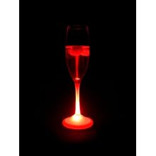 Fortune ProductsLG-6004 Lighted Champagne Real Glass, 2" Diameter x 10.3" Height, 10oz Capacity (Pack of 4)