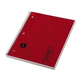 JAMMIT Pocket Wirebound Notebook, Ruled, 9 x 11, White, 100 Sheets/Pad