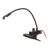 Black 12V 360mm Gooseneck Lamp With Table Clip and Power Supply