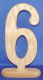 Table Number 6 Inch Classic 6