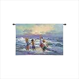 Surf Dancers Tapestry Style: Feather Bronze 28