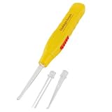 Rosallini Health Flashlight Earpick Ear Wax Remover Tool Curette Yellow