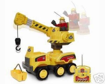 31ewq0uJGdL Remote Control Mack Crane Truck Rc Car & Worker