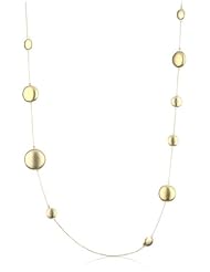Kenneth Cole New York Gold Disc 37" Long Illusion Necklace