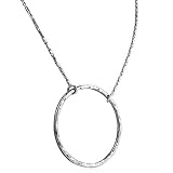 Sterling Silver Circle Pendant w/16 Chain