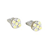 194 168 T10 Wedge SMD High Power LED HYPER WHITE BULBS (1 pair) by Lighting Tech
