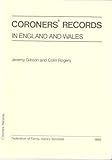 Coroners' records in England and Wales