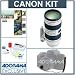 Canon EF 70-200mm f/2.8L IS USM Image Stabilizer AF Lens kIt, USA with Tiffen 77mm Photo Essentials Filter Kit, Lens Cap Leash, Professional Lens Cleaning Kit