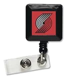 Portland Trail Blazers Official Retractable Badge Holder Keychain