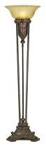 Fleur-De-Lis Torchiere Floor Lamp