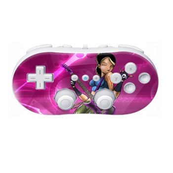 Guitar Emo Design Nintendo Wii Classic Controller Protector Skin Decal Sticker