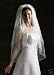 2T Past Elbow Wedding Bridal Veil Double Heart Satin Cut Edge