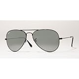 Ray Ban Unisex Rb3025 (Small) Large Metal Black Frame/Green Mirror Lens Metal Sunglasses