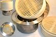 Bamboo Steamer with Adapter