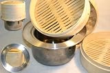 Bamboo Steamer with Adapter