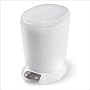 simplehuman CW1318 1-3/5-Gallon Plastic Step Can, White