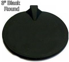 Carbon Rubber Electrode 3" Round Black PN# CW72852