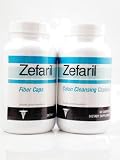 Zefaril Combo Fiber Caps Colon Cleanse Detox 1 Btl Each